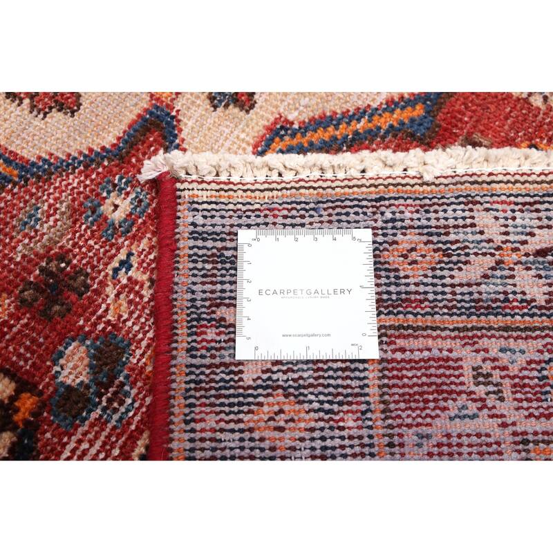 ECARPETGALLERY Hand-knotted Antalya Vintage Red Wool Rug - 6'5 x 9'8