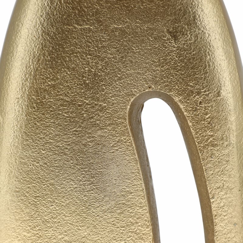 Artistic Cut-Out Vase - Champagne