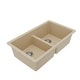 preview thumbnail 9 of 8, Karran 32" Undermount Double Equal Bowl Quartz Kitchen Sink Kit - 32" x 19.5" x 9"