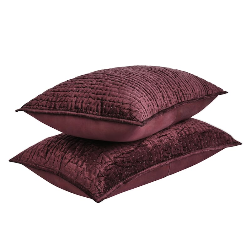 Dimitry Rayon Velvet Sham by Kosas Home