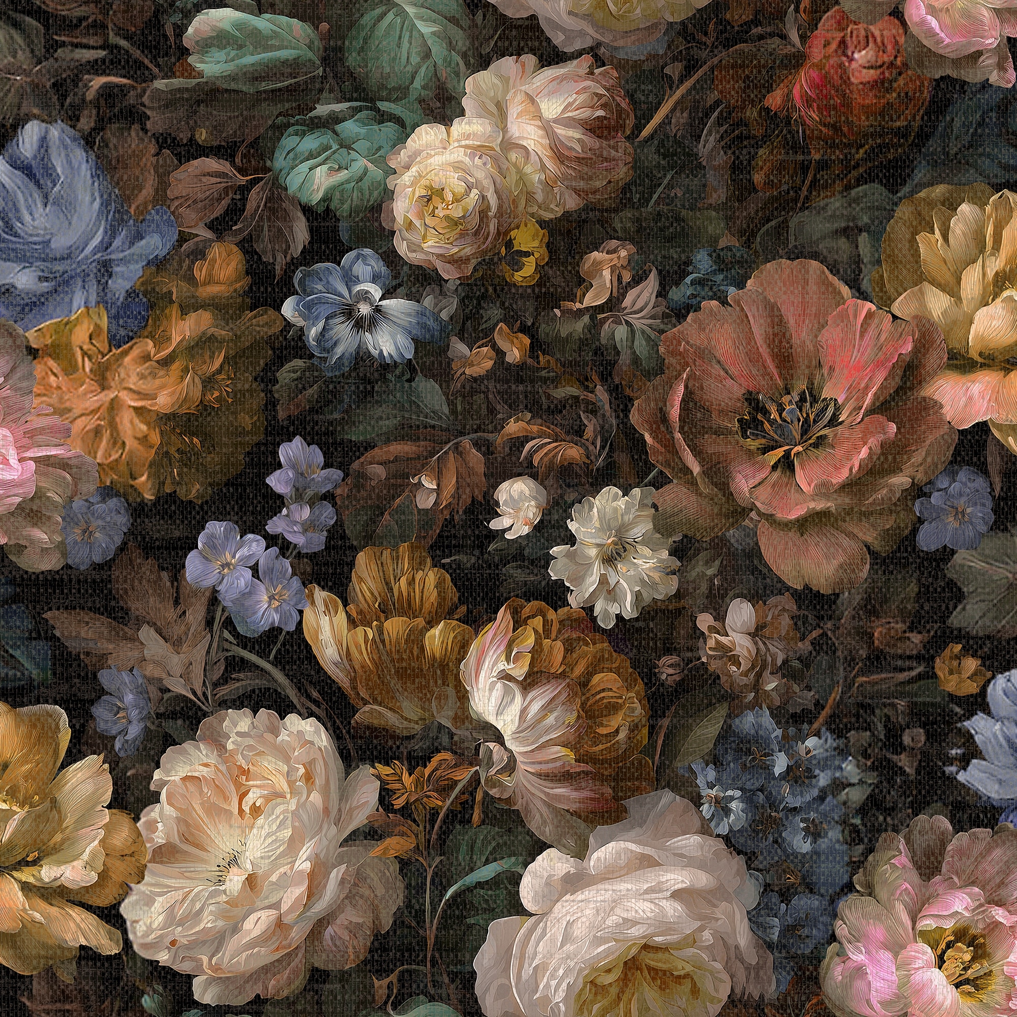 Veer Decor Vintage Floral Peel & Stick Wallpaper