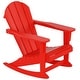 preview thumbnail 78 of 85, POLYTRENDS Laguna Adirondack Eco-Friendly Poly All-weather Outdoor Rocking Chair