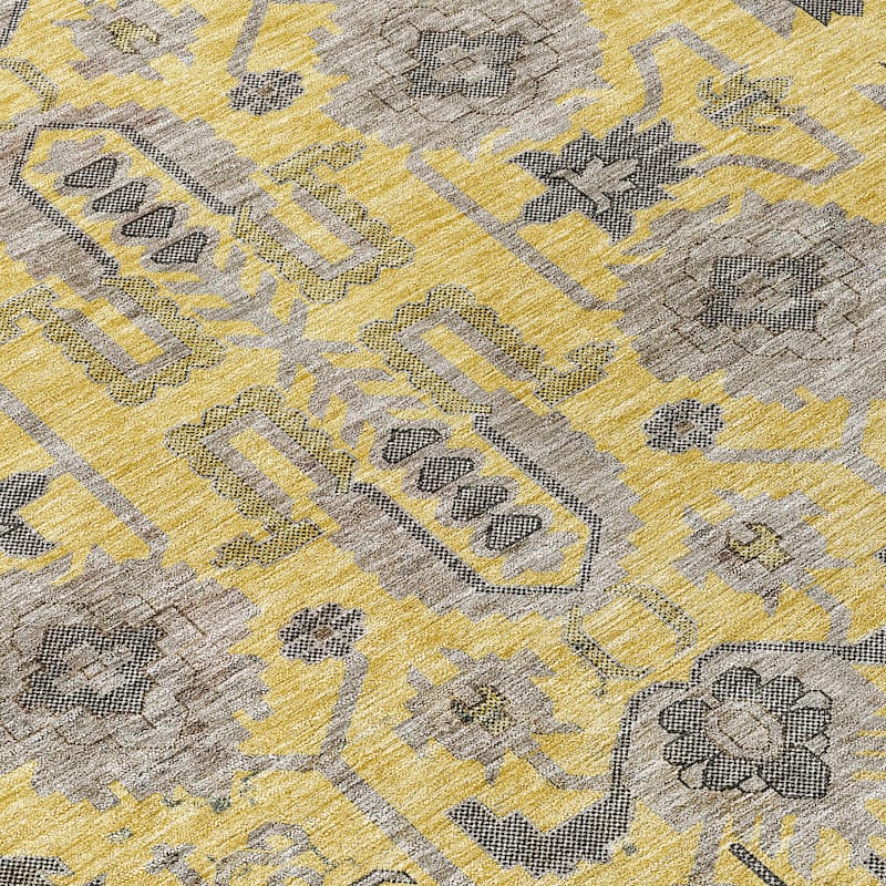 Machine Washable Indoor/ Outdoor Chantille Boho Rug