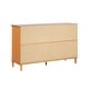 preview thumbnail 31 of 62, Walker Edison Bullrushes 6-Drawer Solid Wood Dresser