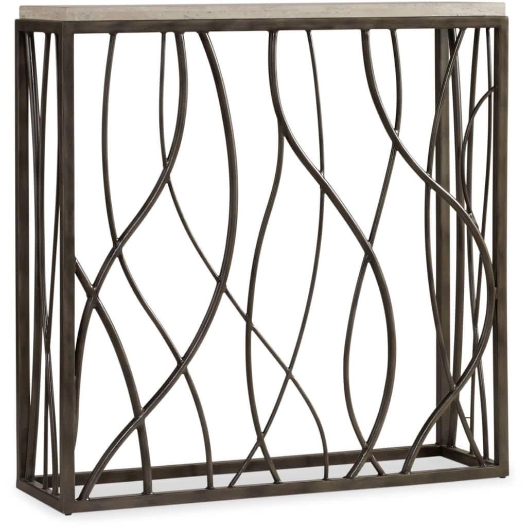 Hooker Furniture Tubular 40" Narrow Profile Contemporary Console /