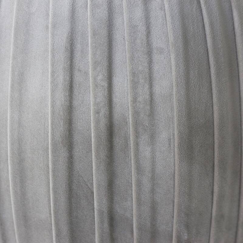 Backless Storage Stool with Velvet Upholstery