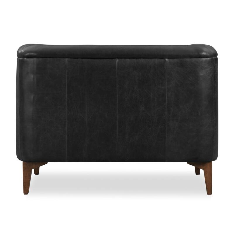 Poly & Bark Essex Lounge Chair (Set of 2) - Genuine Italian Leather