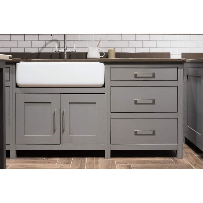 Utopia Alley Brax II Pull Handle - Metal Drawer Pull Handle, Brushed Nickel 6.3" Center to Center
