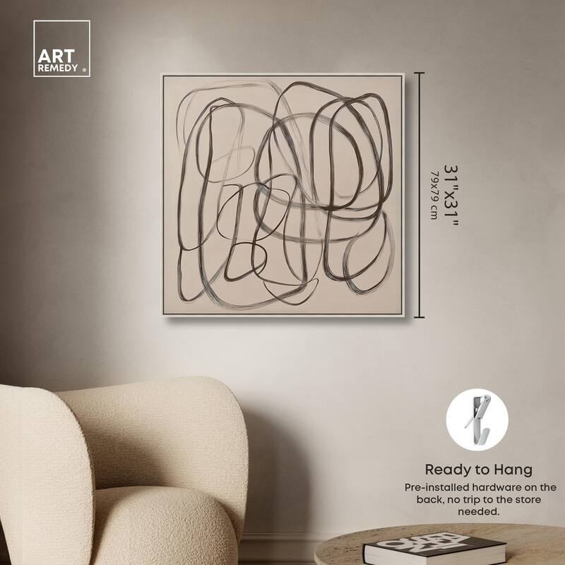Unbroken Line II Canvas by Art Remedy