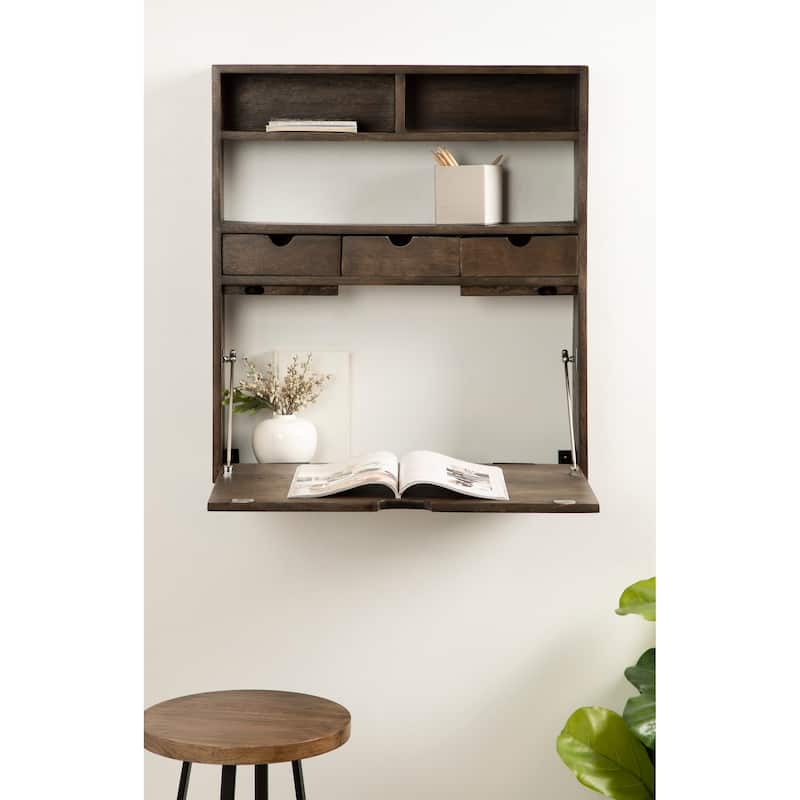 Kate and Laurel Georgie Wall Hanging Desk