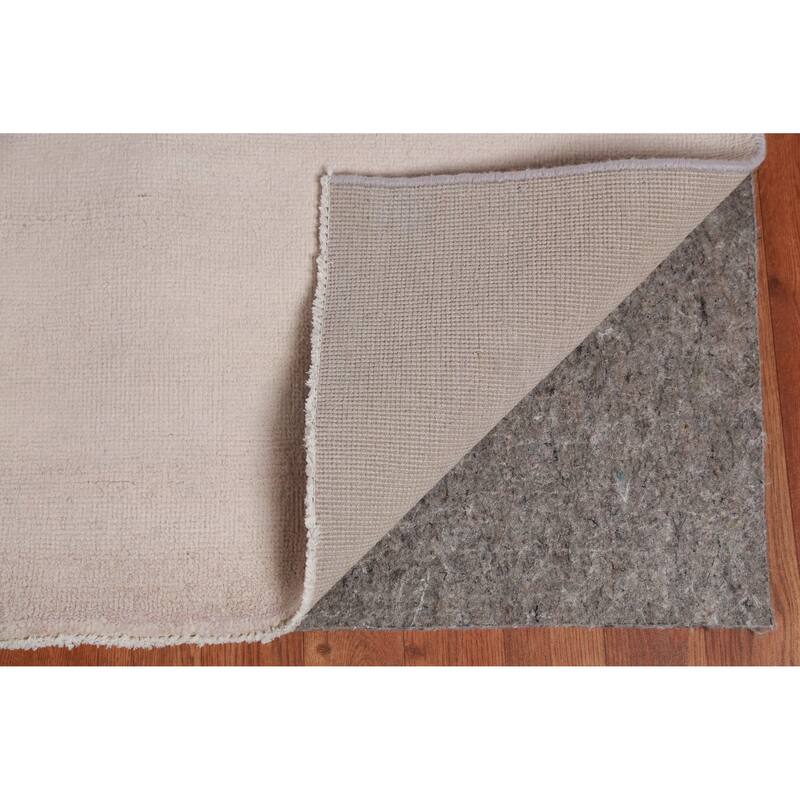 Hand Knotted Oriental 100% Wool Carpet Modern Modern Peach Gabbeh Area Rug - 10' 2'' X 10' 3''