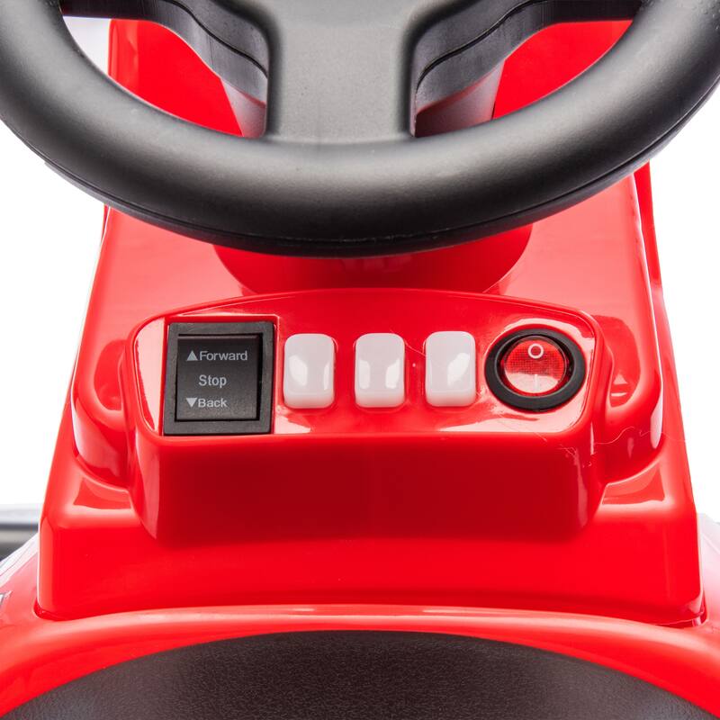 360° Rotating Bumper Car for Kids with LED Wheels and Dual Motors
