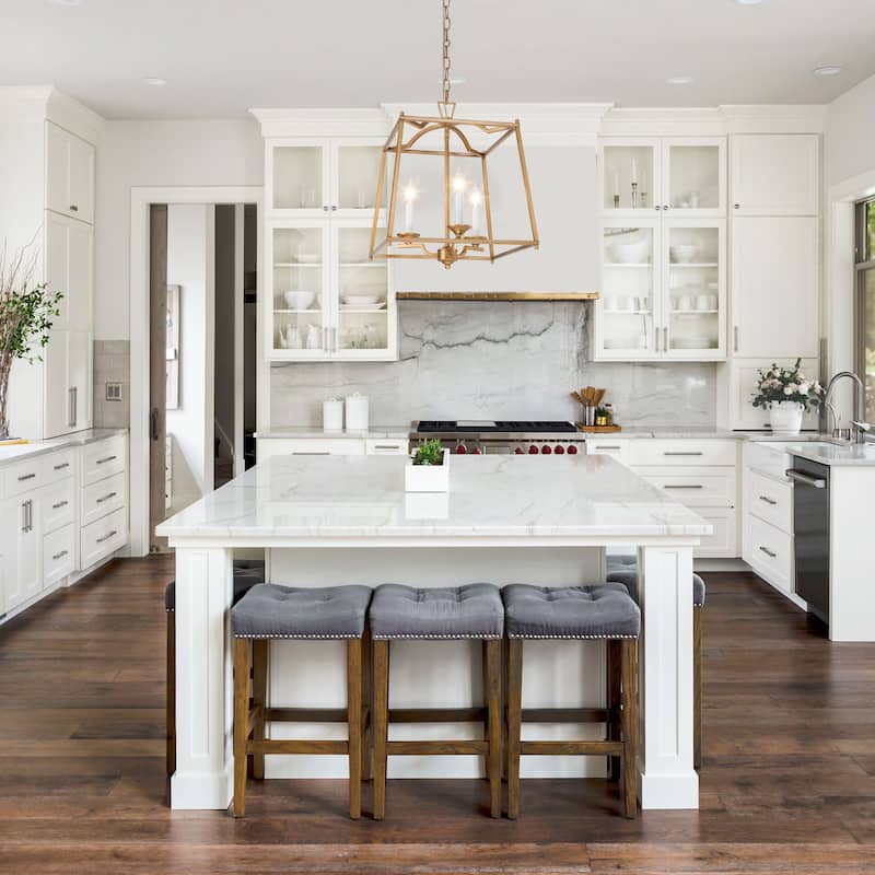 Modern Farmhouse 3-light Lantern Pendant Cage Candle Entryway Foyer Chandelier