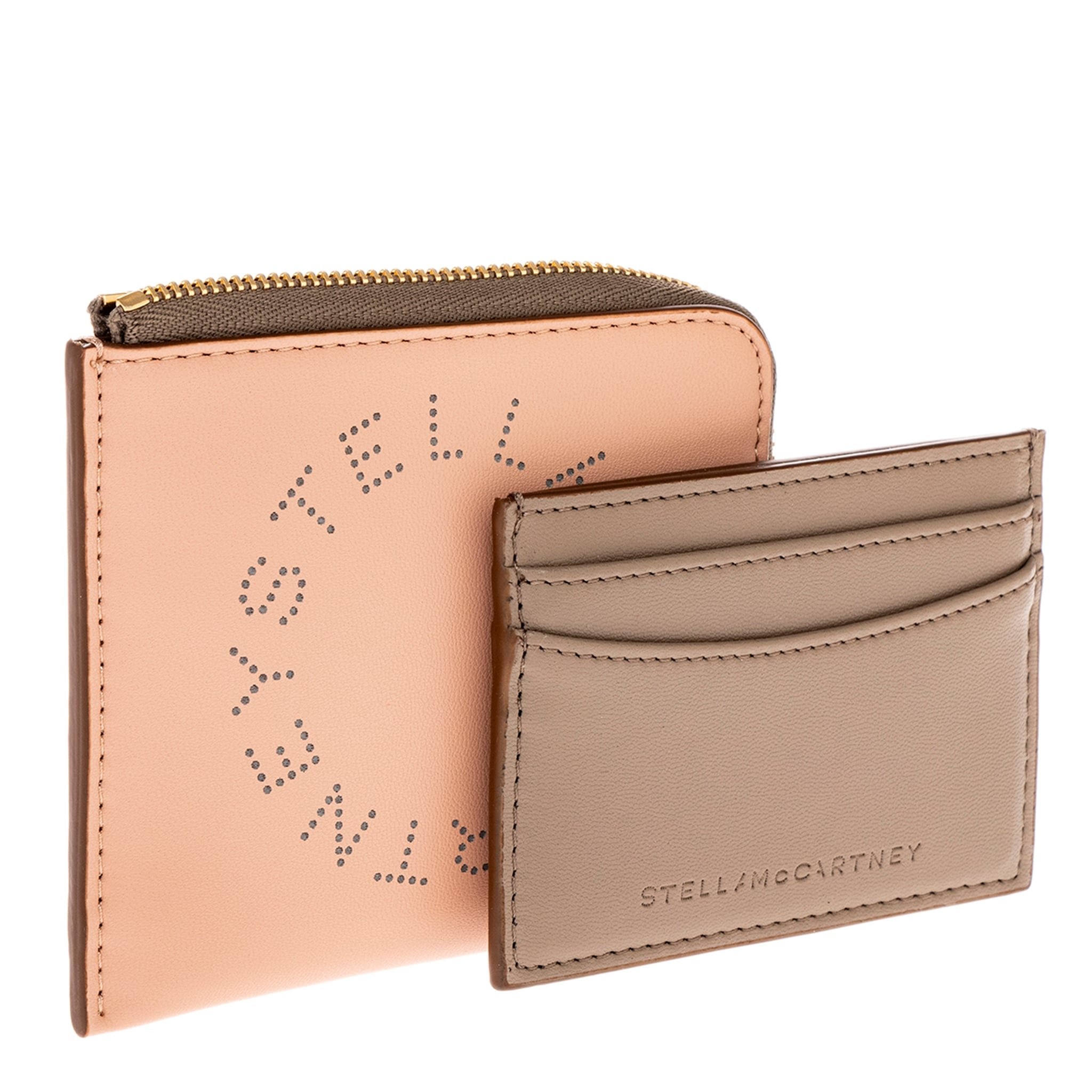 Stella McCartney Logo Zip Card Holder - Overstock - 42712602