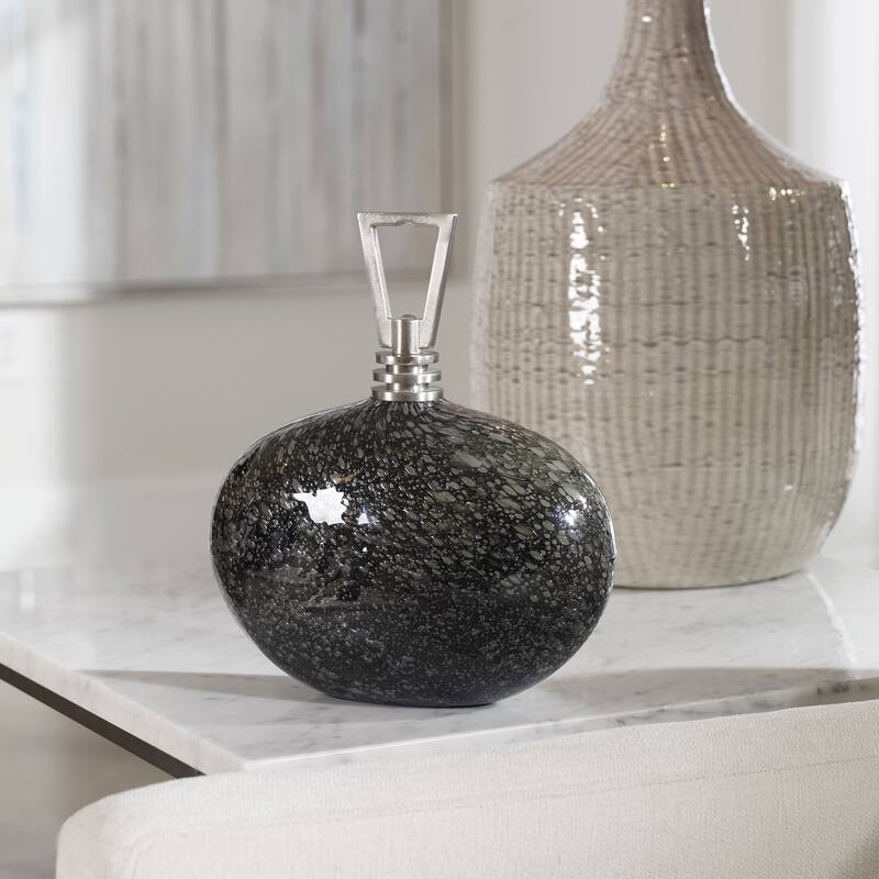Uttermost Cosmos Bubble Glass Bottle - 11" H x 9.75" W