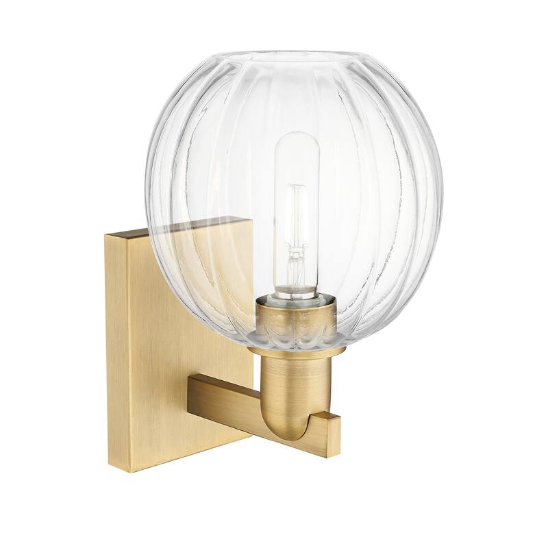 Innovations Lighting Downtown Urban - Preston - 1 Light 7" Globe Shade Wall-mounted Sconce