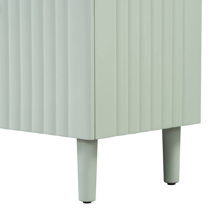 Modern MDF Sideboard with Adjustable Shelves & Sleek Design for Dining Room or Living Room Storage