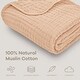 preview thumbnail 36 of 100, Muslin Baby Blanket, 40" x 40" Swaddle Blanket by Comfy Cubs