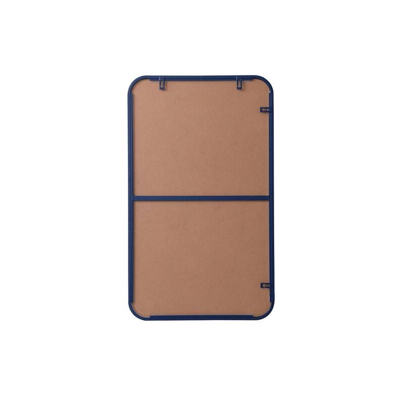 Ezra Soft Corner Metal Rectangular Mirror