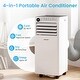 preview thumbnail 10 of 12, Costway 8000/9000 BTU Portable Air Conditioner, 4-in-1 Portable AC