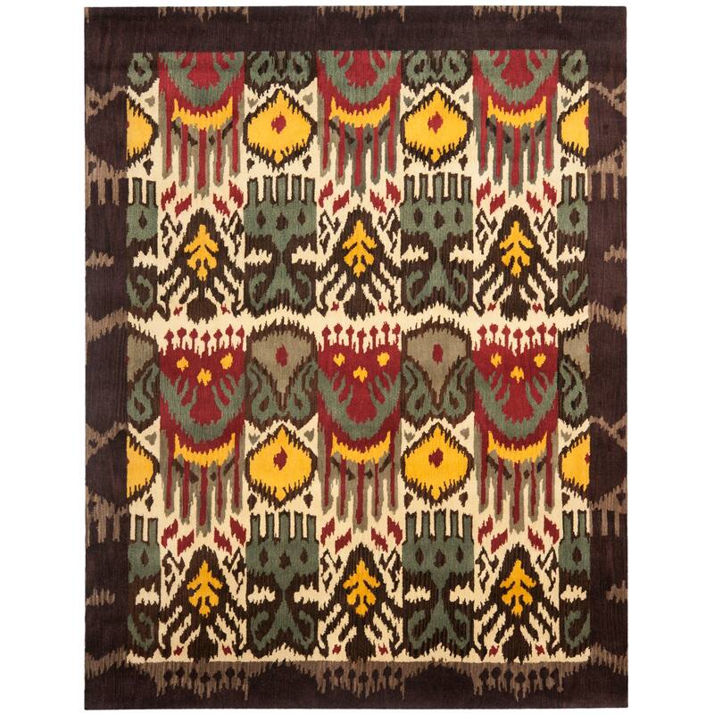 SAFAVIEH Handmade Ikat Shianne Modern Wool Rug