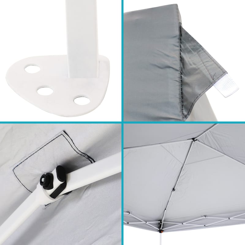 Sunnydaze Standard Pop Up Canopy with Carry Bag