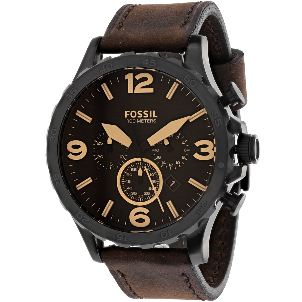 Fossil Men's Nate Brown Dial Watch - JR1487 - 6 (36)