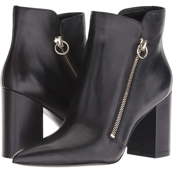 nine west russity zippered booties