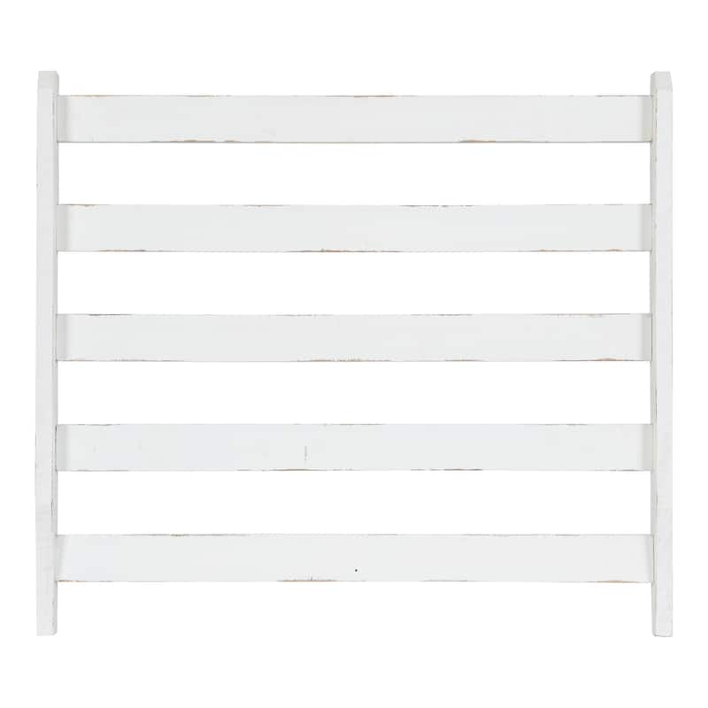 Kate and Laurel Tanner Wall Organizer with Mirror and Hooks