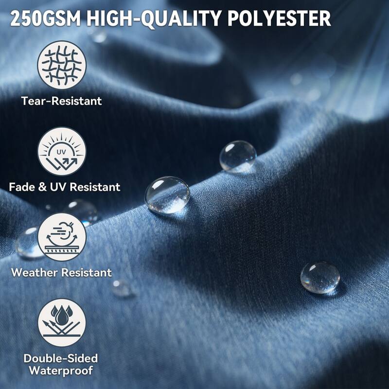 Gymojoy 72x22x3.5 Inch Outdoor Chaise Lounge Cushion, Waterproof Patio & Pool Chair Cushion with Removable Cover