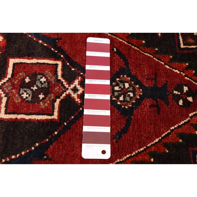 ECARPETGALLERY Hand-knotted Anadol Dark Red Wool Rug - 3'3 x 5'11