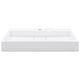 preview thumbnail 10 of 51, vidaXL Wash Basin Mineral Cast/Marble Cast White Washroom Sink Multi Sizes