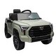 preview thumbnail 4 of 98, 12V Licensed Toyota Tundra Ride-On Pickup Truck, Bluetooth, LED Lights