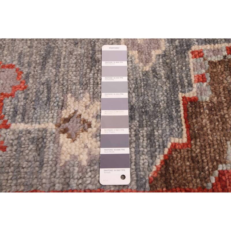 ECARPETGALLERY Hand-knotted Jules Serapi Grey Wool Rug - 8'2 x 10'0