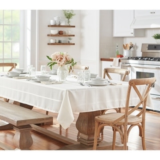 Elegance Plaid Jacquard Woven Tablecloth