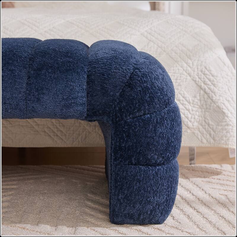 69.7"Wide Upholstered Armless Bed Bench