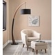 preview thumbnail 4 of 6, Carson Carrington Fagersta Walnut Wood/ Marble Floor Lamp