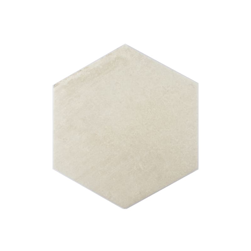 Arcadian Hexagon 9 in. x 10 in. Glazed Porcelain Wall and Floor Tile