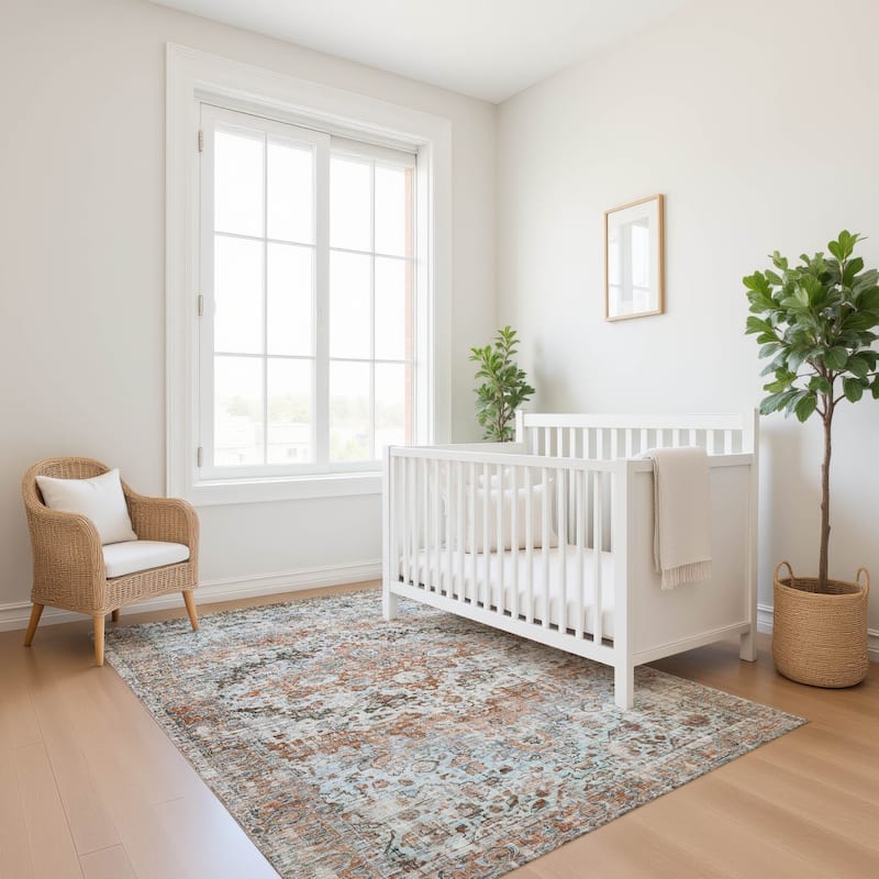 Premium Washable Super Soft Traditional Vintage Mayfield Rug