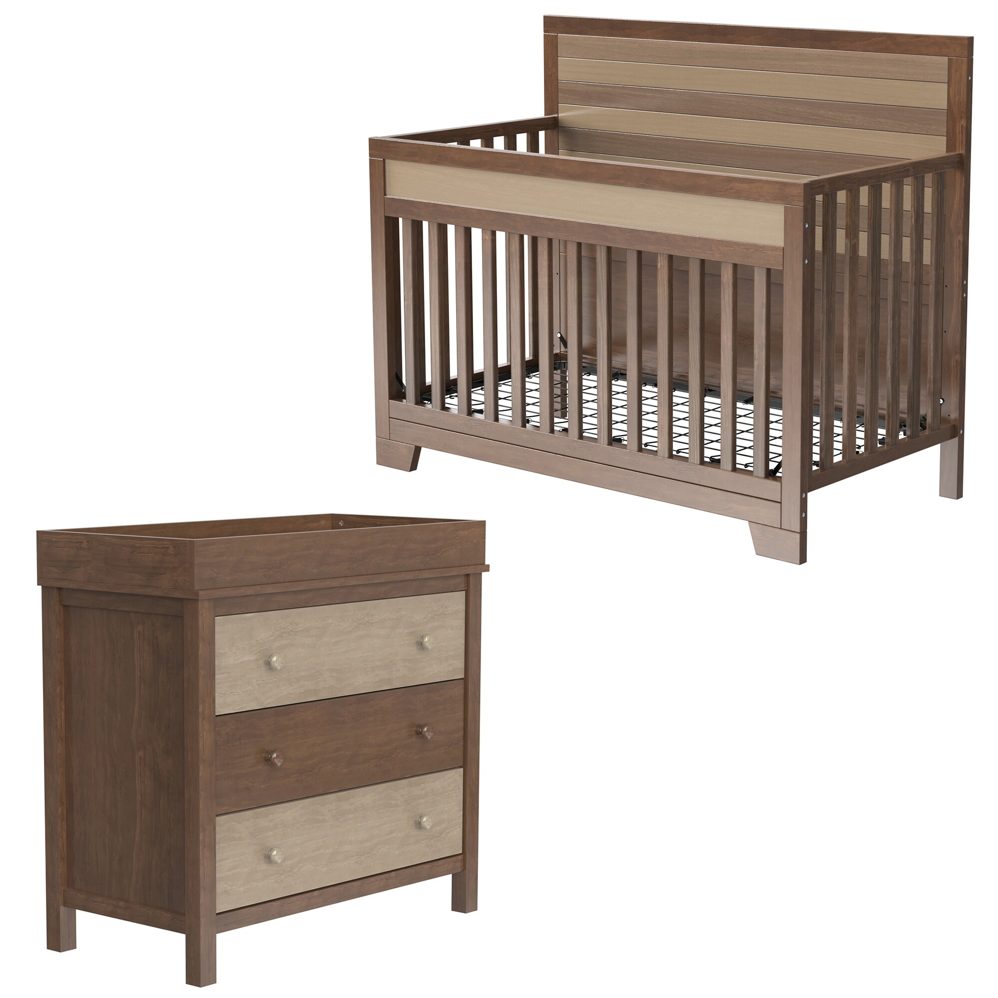 Crib and changer set sale
