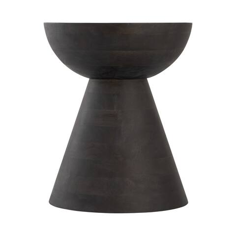 Elk Home Boyd Accent Table - Black, Transitional Lodge