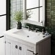 preview thumbnail 42 of 56, Palomar 36-inch NativeStone Bathroom Sink
