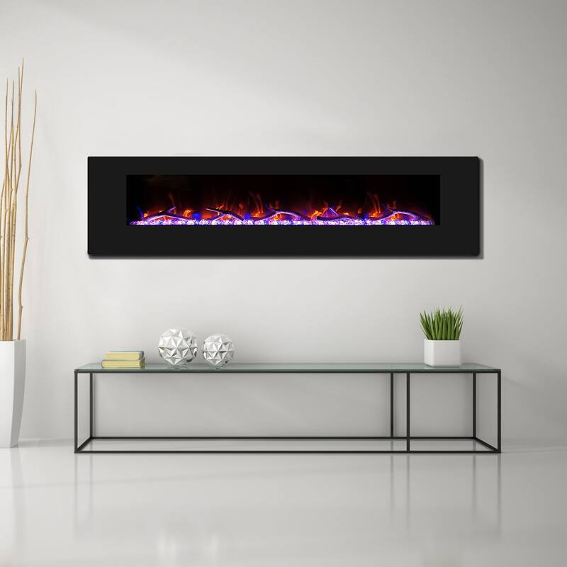 Wall-Mounted Electric Fireplace