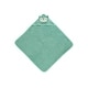 preview thumbnail 1 of 3, Baby/Infant Hooded Bath Towel - Super Soft and Absorbent- Newborn Essential - Light Teal Owl