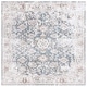 preview thumbnail 5 of 31, SAFAVIEH Baltimore Debra Machine Washable Shabby Chic Vintage Oriental Rug 6'7" Square - Light Grey/Blue - Square