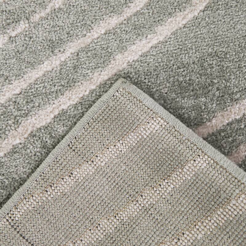 Barta Modern Striped Area Rug
