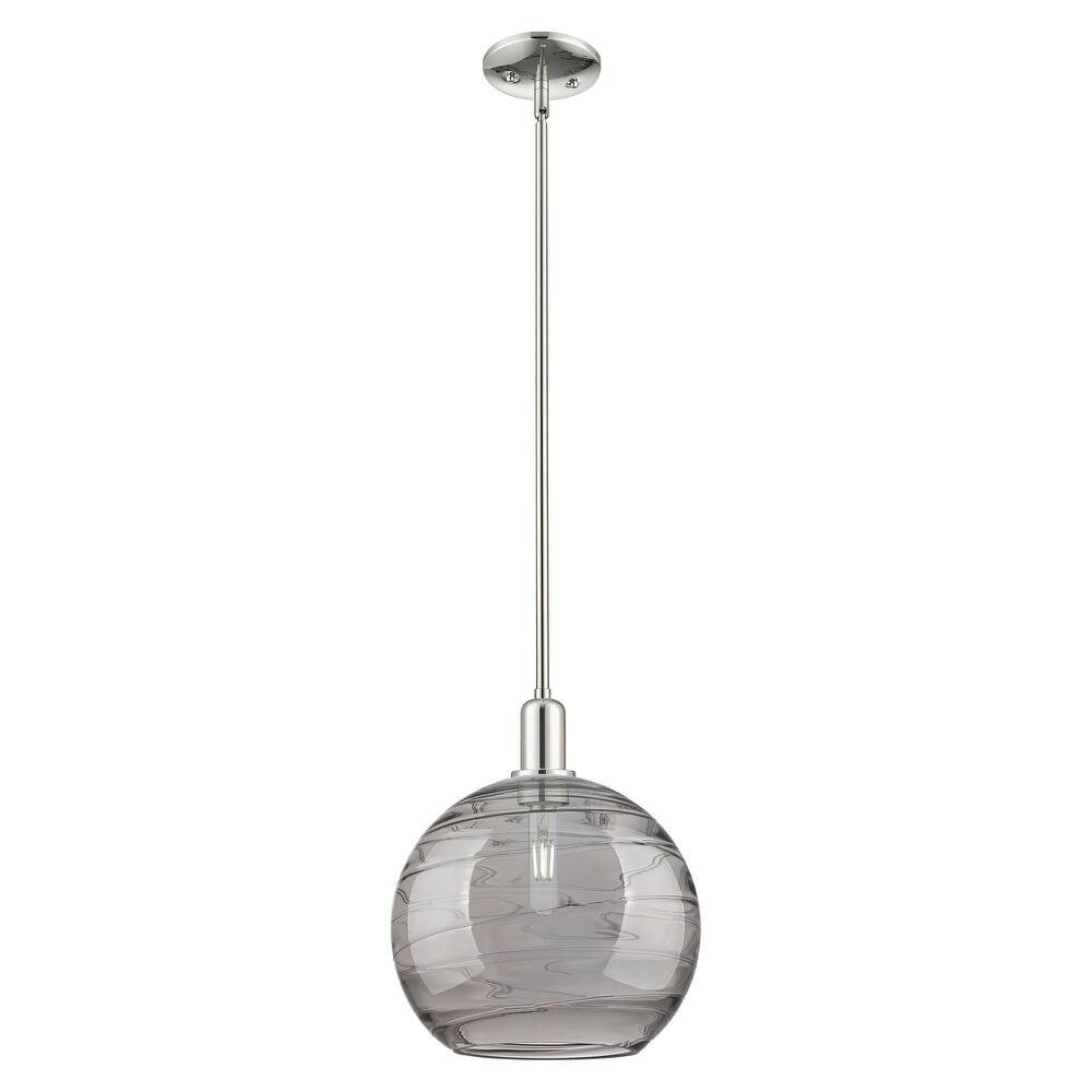 Innovations Lighting Endless Possibilities Arcadia - Athens Deco Swirl - 1 Light 12" Stem Hung Mini Pendant