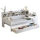 preview thumbnail 22 of 34, Twin Size Daybed All in One Daybed with Shelves Desk Drawers