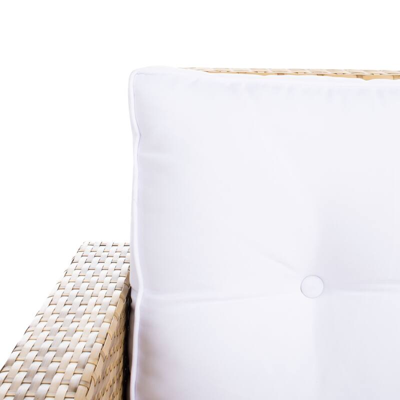 SAFAVIEH Outdoor Living Lorma 4-Piece Patio Set - 55"W x 32"D x 33"H