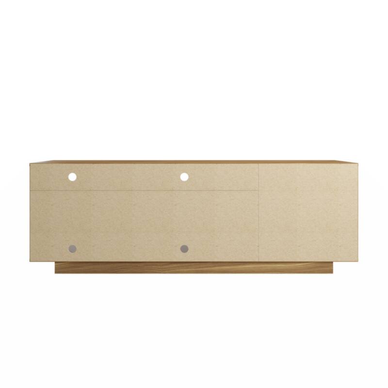 Techni Mobili Contemporary TV Stand for TVs Up to 70in, Oak